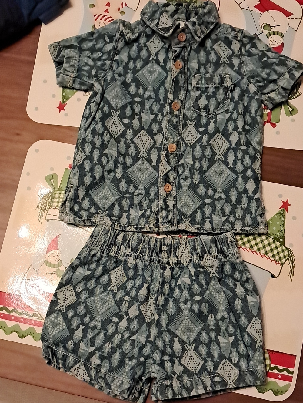 OshKosh B'gosh Sardine Denim Set